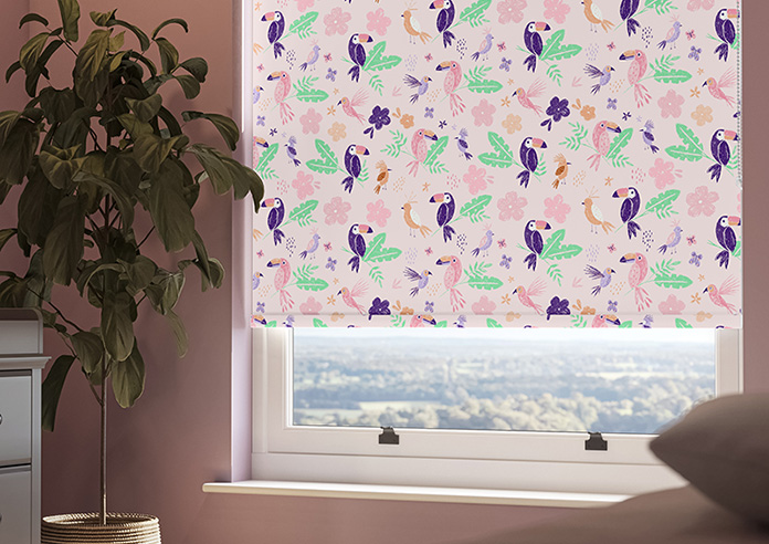 Paradise (Blackout), Blush - Twist&Fit Roller Blind - Image 5